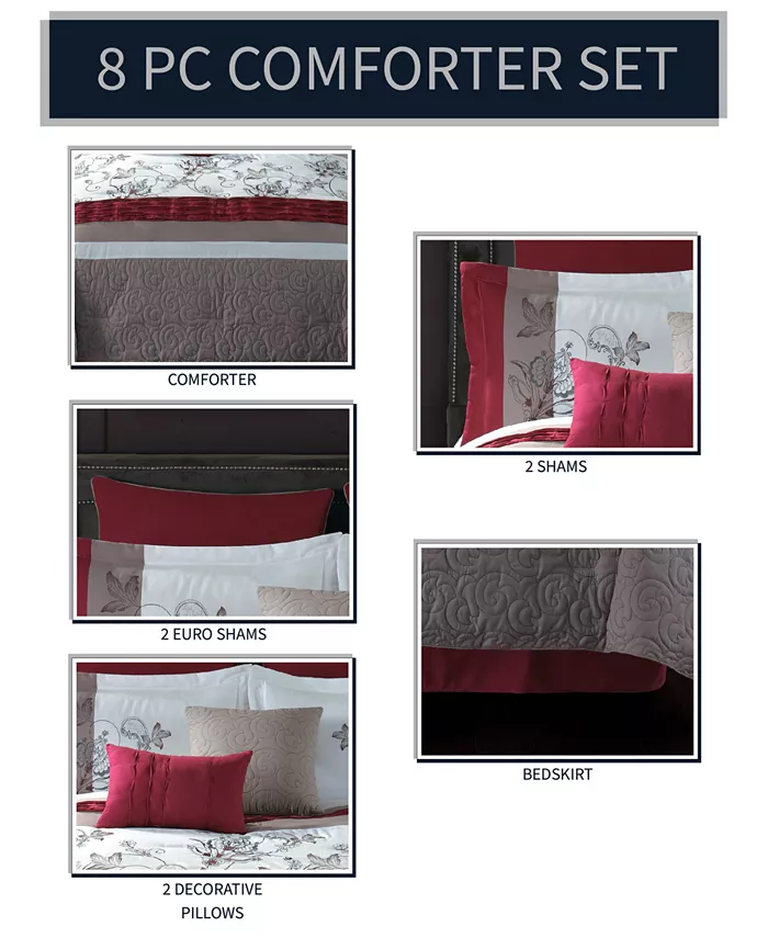 Riverbrook Home Ellie 8 Pc Queen Comforter Set