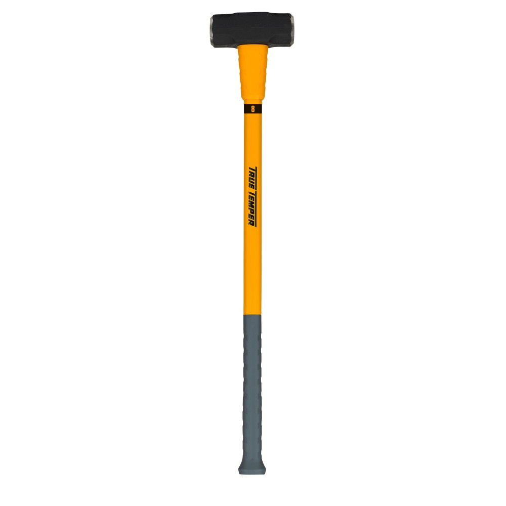 True Temper Toughstrike Sledge Hammer Fiberglass Handled 8 Lbs ;