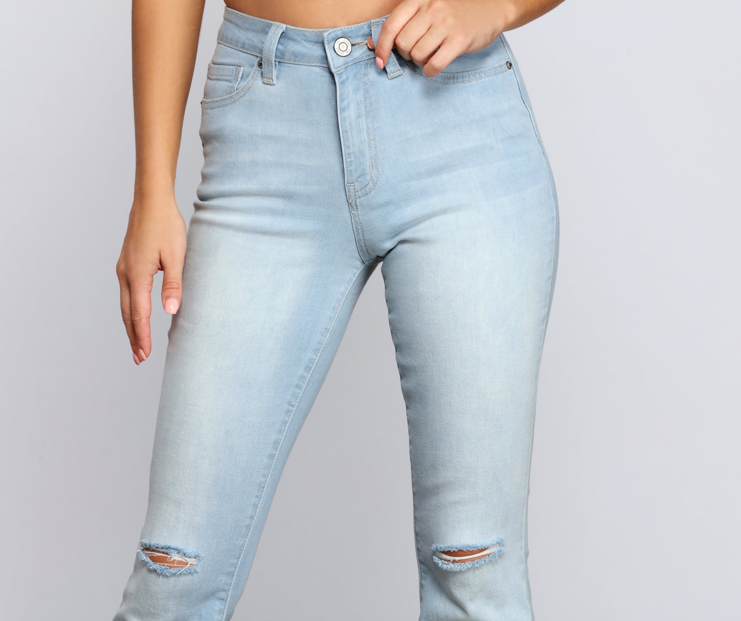 Walk It Out In Style High-Rise Flared Jeans