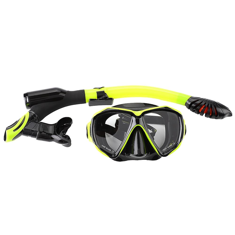 TUO Anti-fog Diving Mask Snorkel Set Full Dry Tube Underwater Swimming Equipment