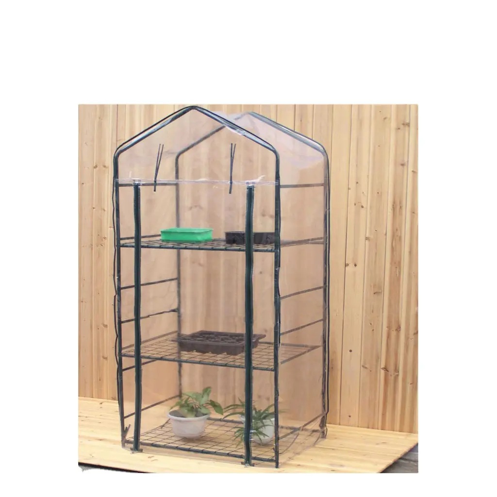 Moderate price wholesale plastic miniature Easily Assembled greenhouse