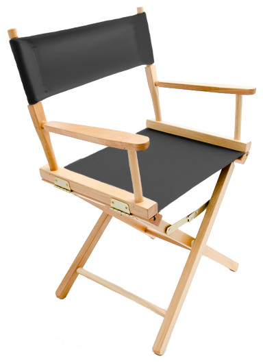 Gold Medal 18 quotNatural Contemporary Director  x27s Chair   Transitional   Folding Chairs And Stools   by Gold Medal  Houzz