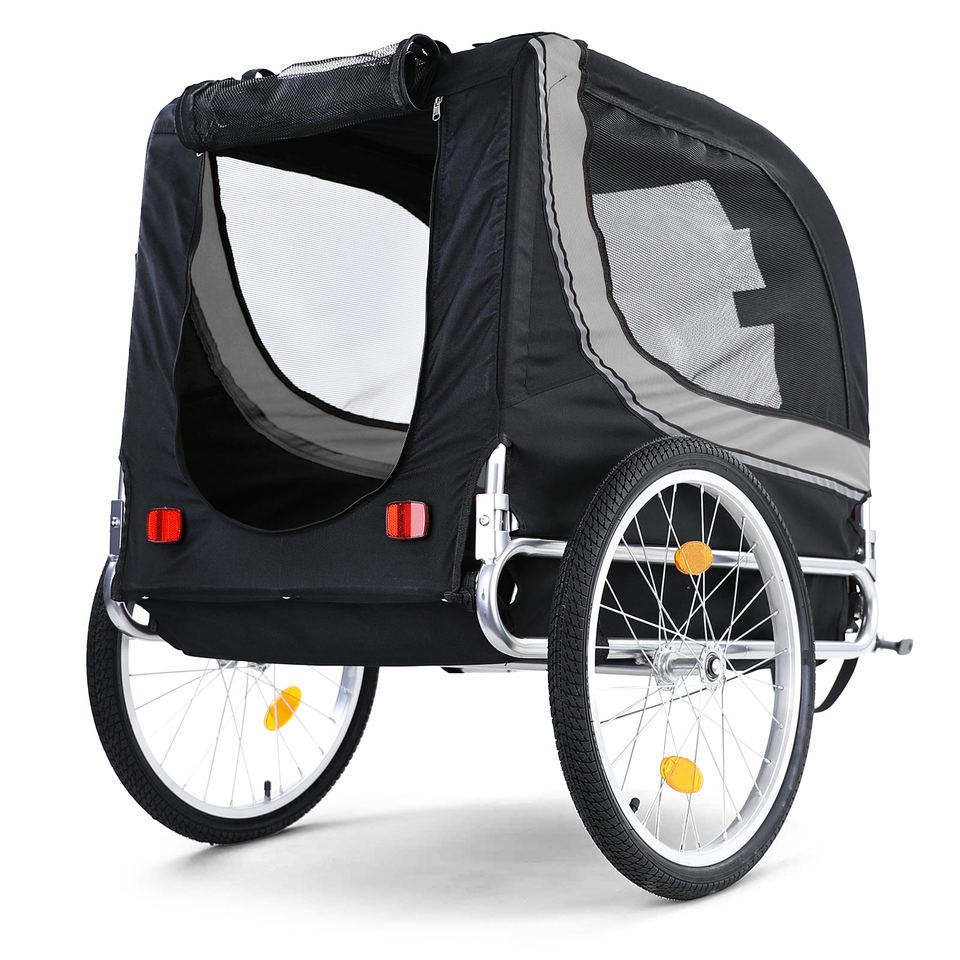 Outdoor Travel Pet Dog bike Trailer pet carrier bicycle trailer