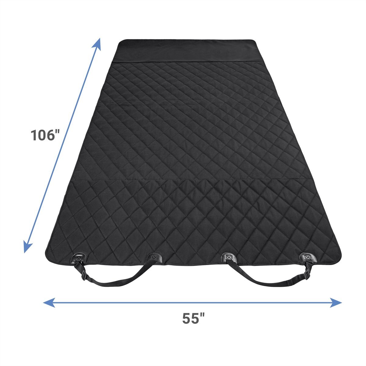 Frisco Quilted Water Resistant Cargo Cover， Black