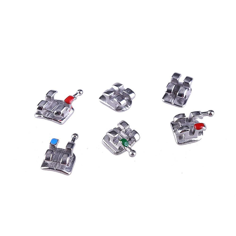 Dental Group 200pcs/pack Teeth Model Mini Roth Brackets Roth 022 Slot Bondable With Hook On 345