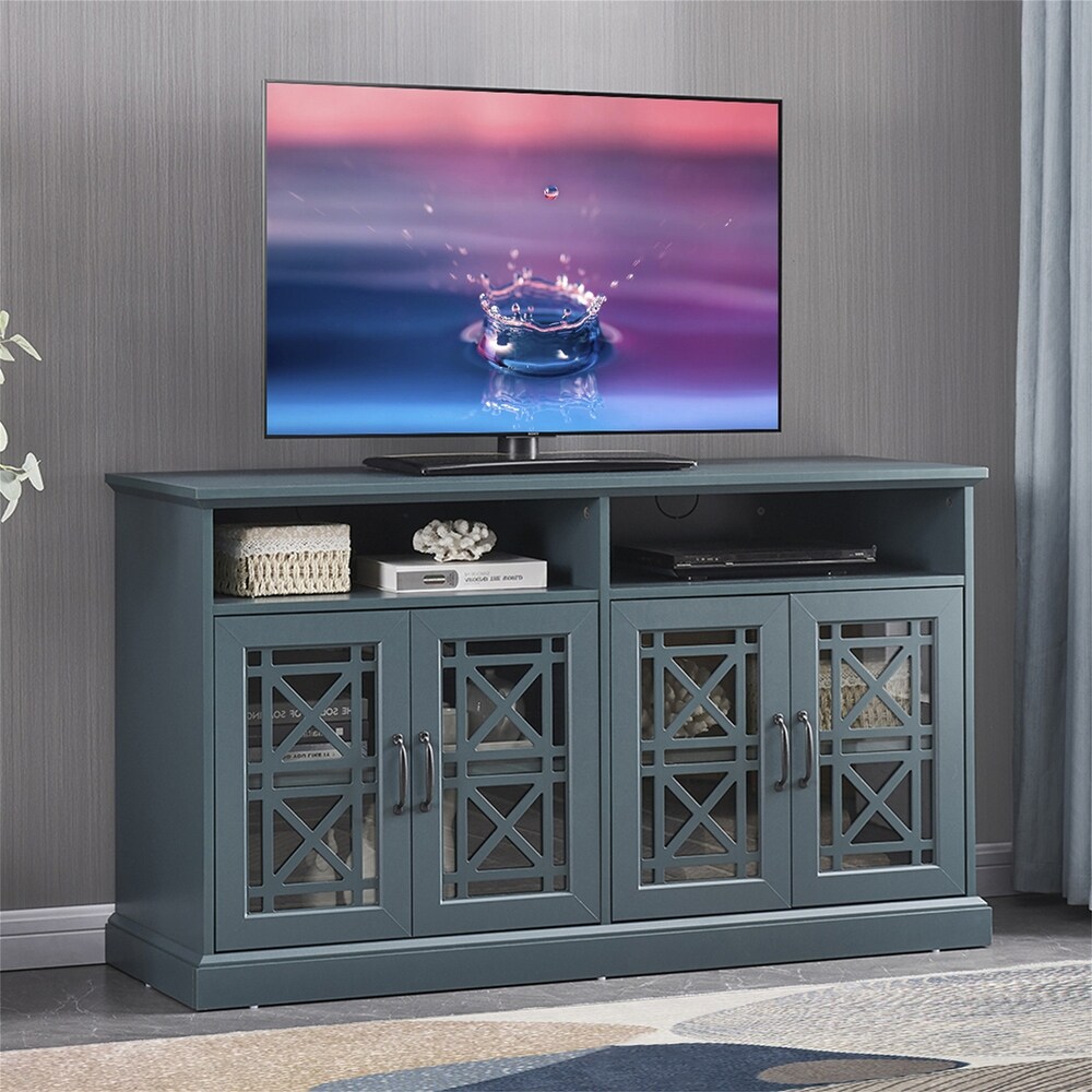 Wooden TV Stand for Up to 55\