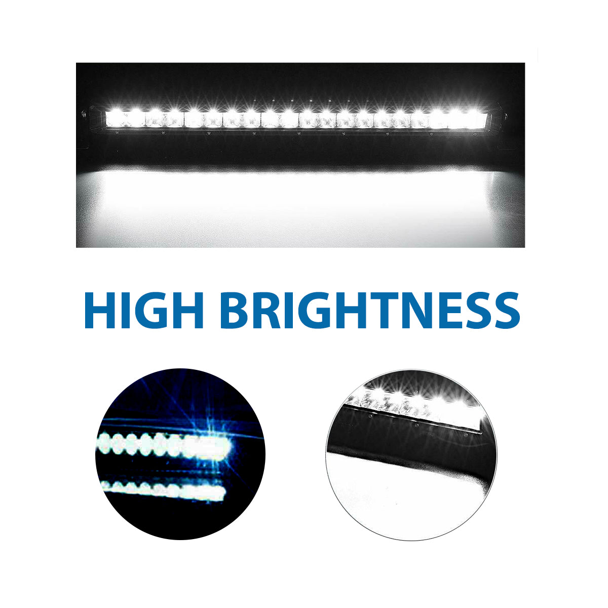 6000K LED Work Light Bar Stripe for  Ship Auto Driving Fog Lamp SUV