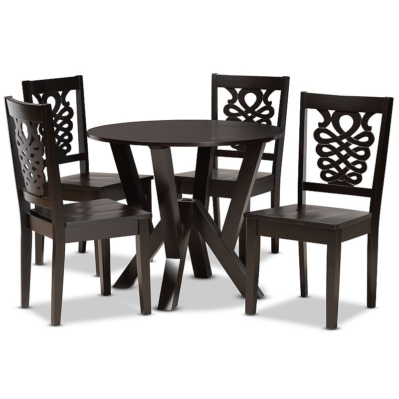 Baxton Studio Valda Dining 5-piece Set