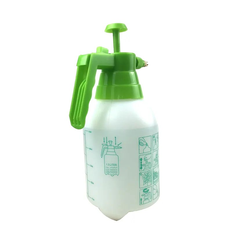 Best price 1.5 l plastic bottle sprayer high pressure rated hand pump power held water sprayer for home use trigger sprayer