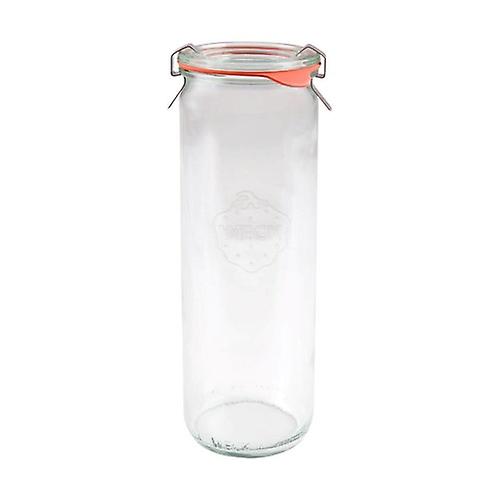 Cylindrical glass jar for preserves 600ml 1 unit