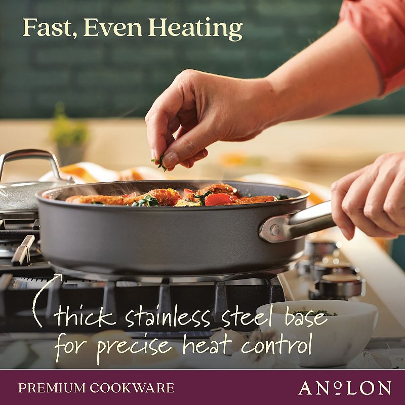 Anolon Accolade Hard-Anodized Precision Forge Wok