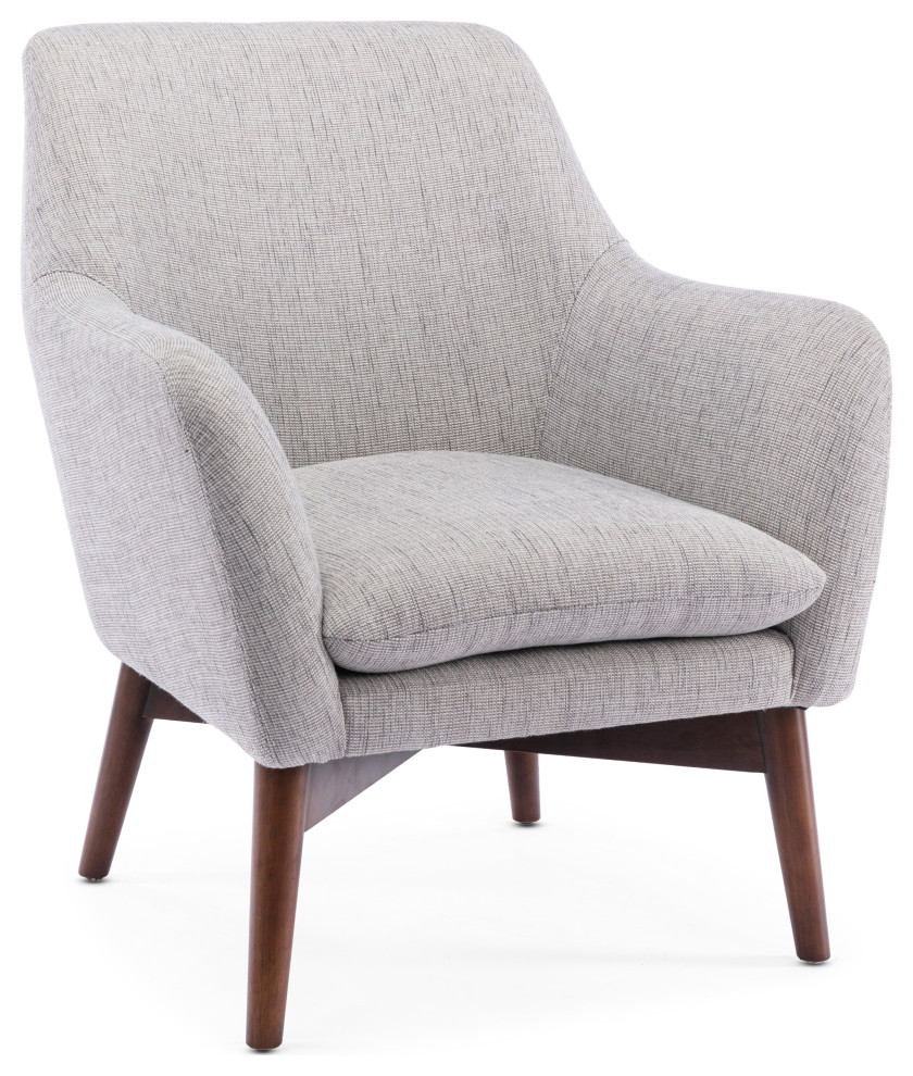 Paris Accent Chair  Performance Fabric   Midcentury   Armchairs And Accent Chairs   by Comfort Pointe  Houzz