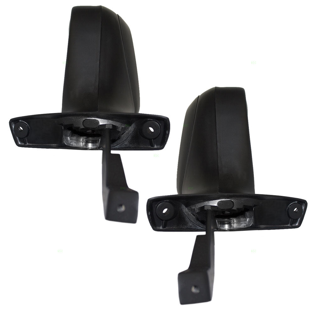 Driver and Passenger Manual Side View Paddle Type Mirrors Replacement for 1992-1996 F150 F250 F350 Pickup Truck