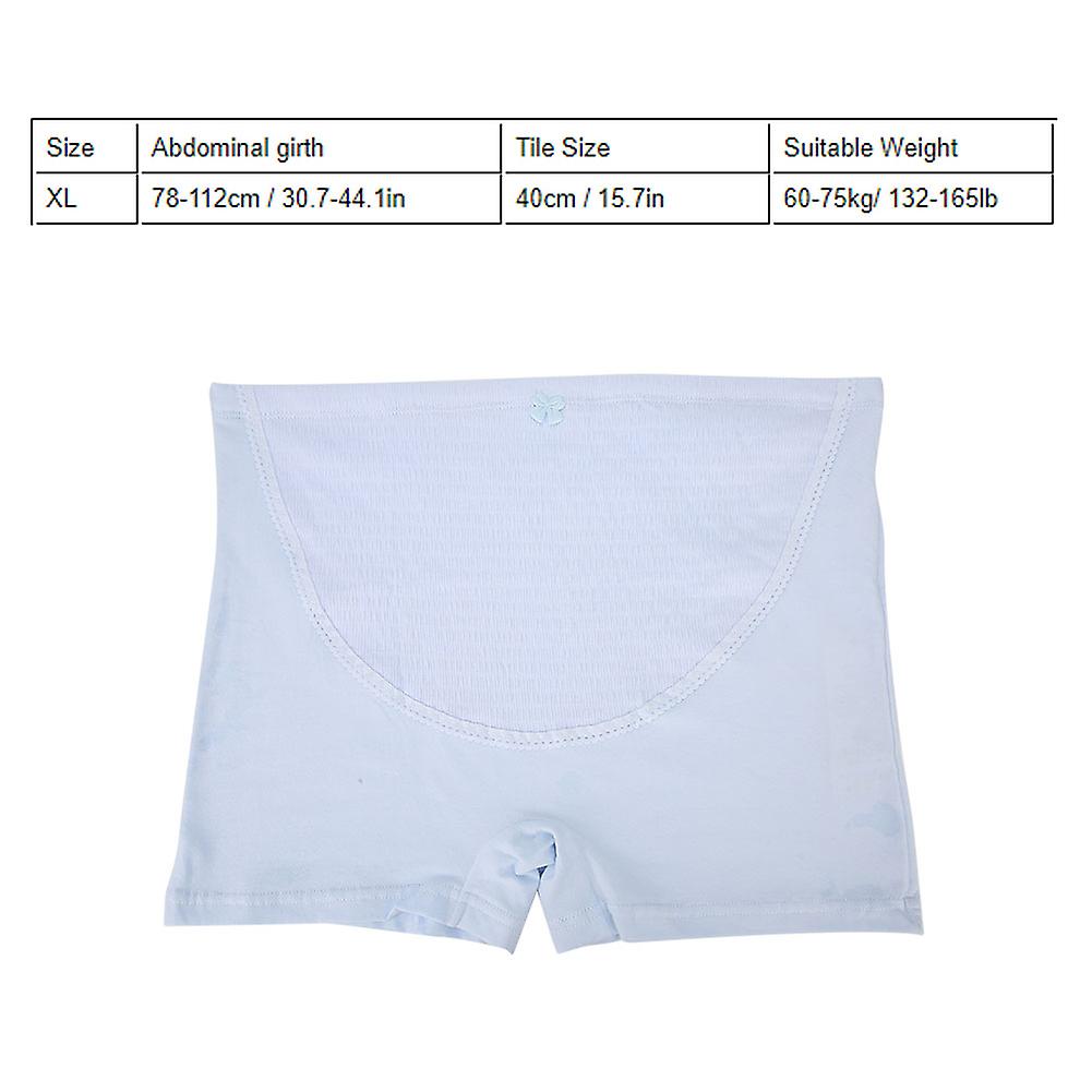 Pregnant Underpantshigh Waist Briefs Cotton Elastic Maternity Pantiesunderwearblue Xl