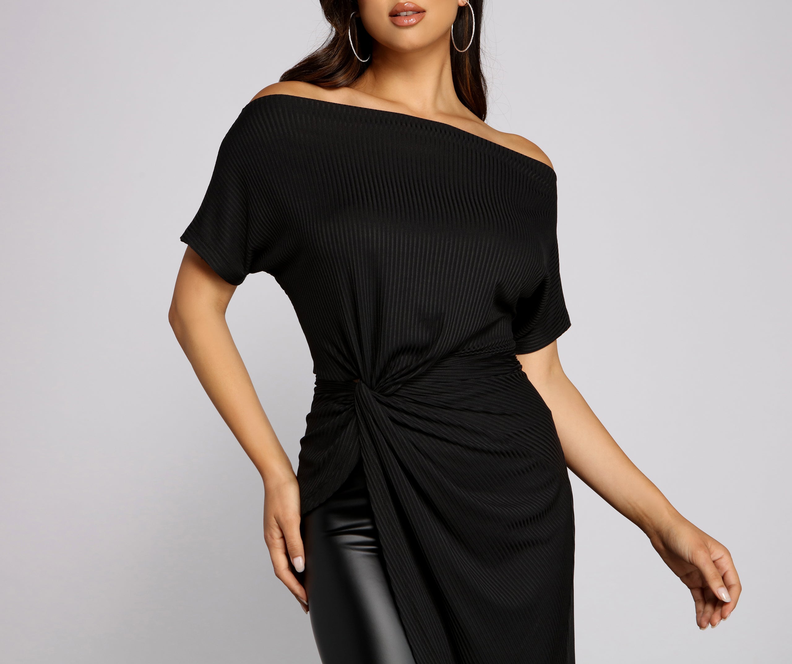 Off-The-Shoulder Asymmetrical Top