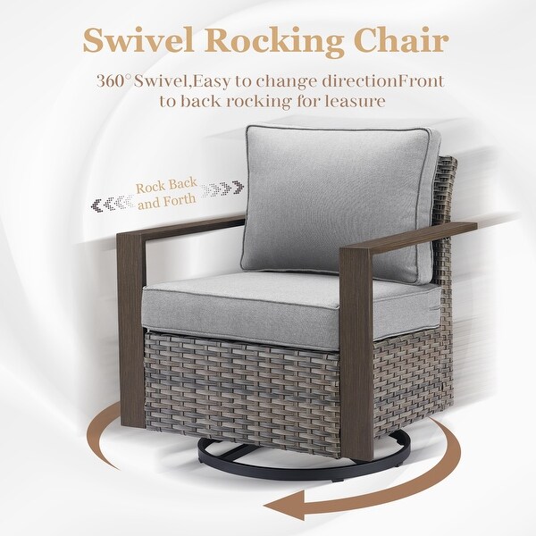 Outdoor Swivel Rocker Chair