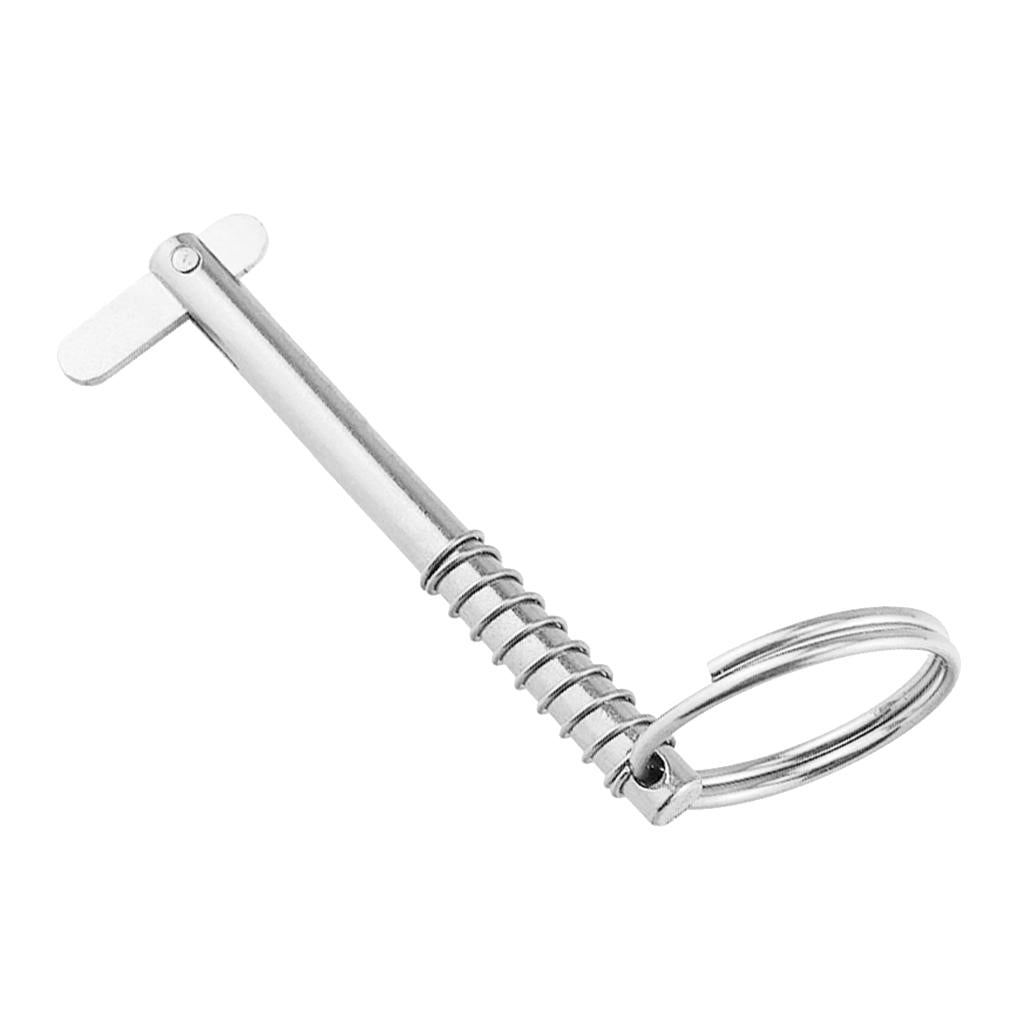 Marine Release Pin 316 Stainless Steel for Boat Bimini Top Deck， Hinge Marine Hardware， 5x76mm， Strong