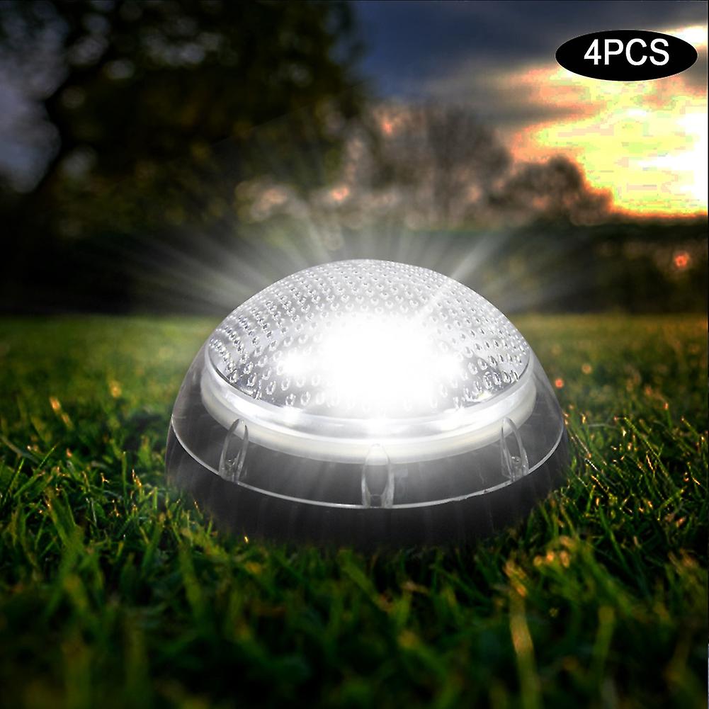 8 LED Solar Under Ground Buried Light Waterproof Lights for Outdoor Lawn Garden