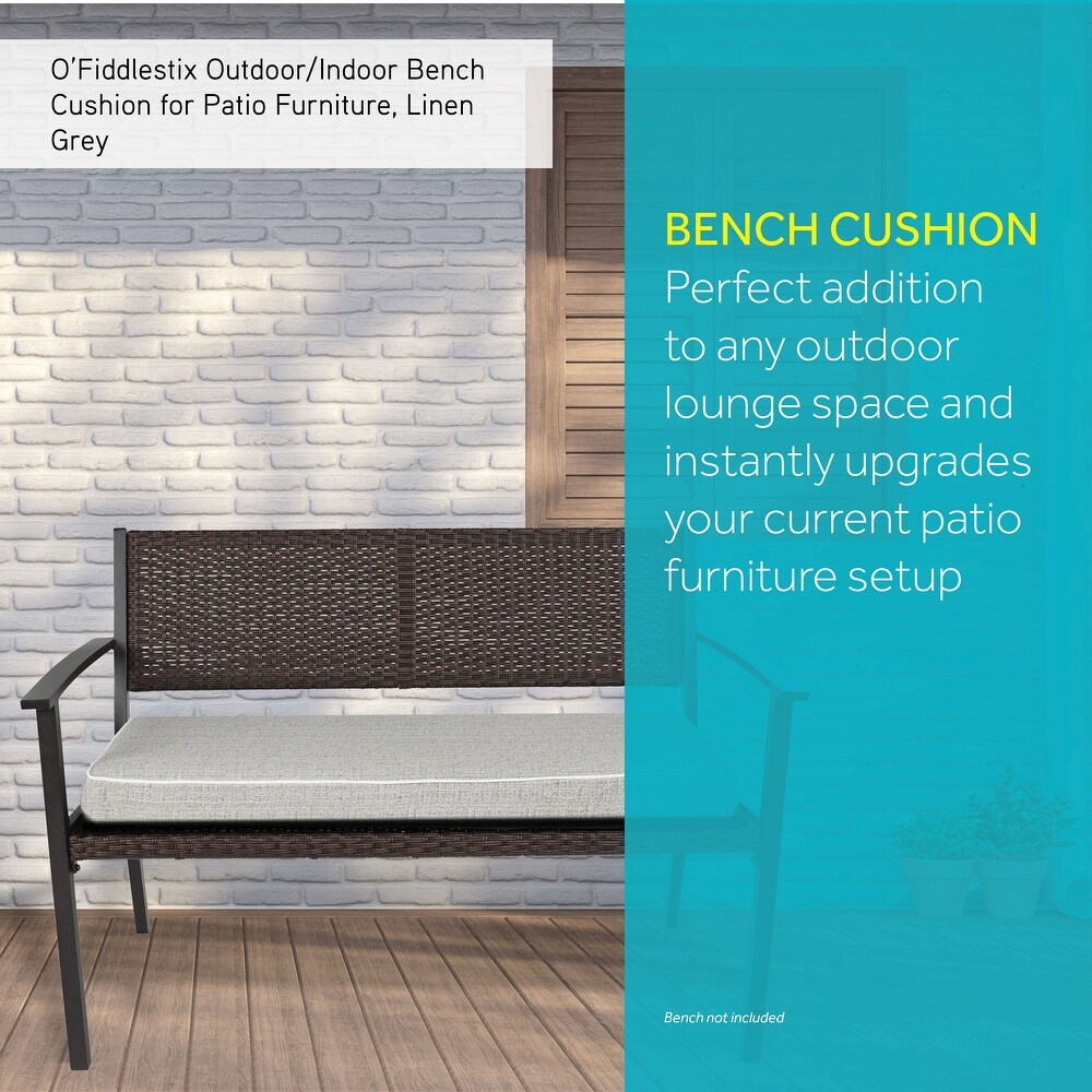 Outdoor/ Indoor Bench Cushion for Patio Furniture