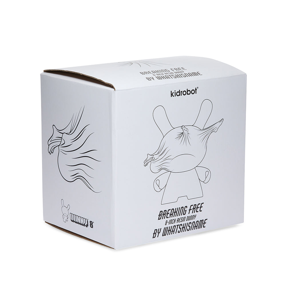 Breaking Free 8-Inch Resin Dunny by WHATSHISNAME - White Edition