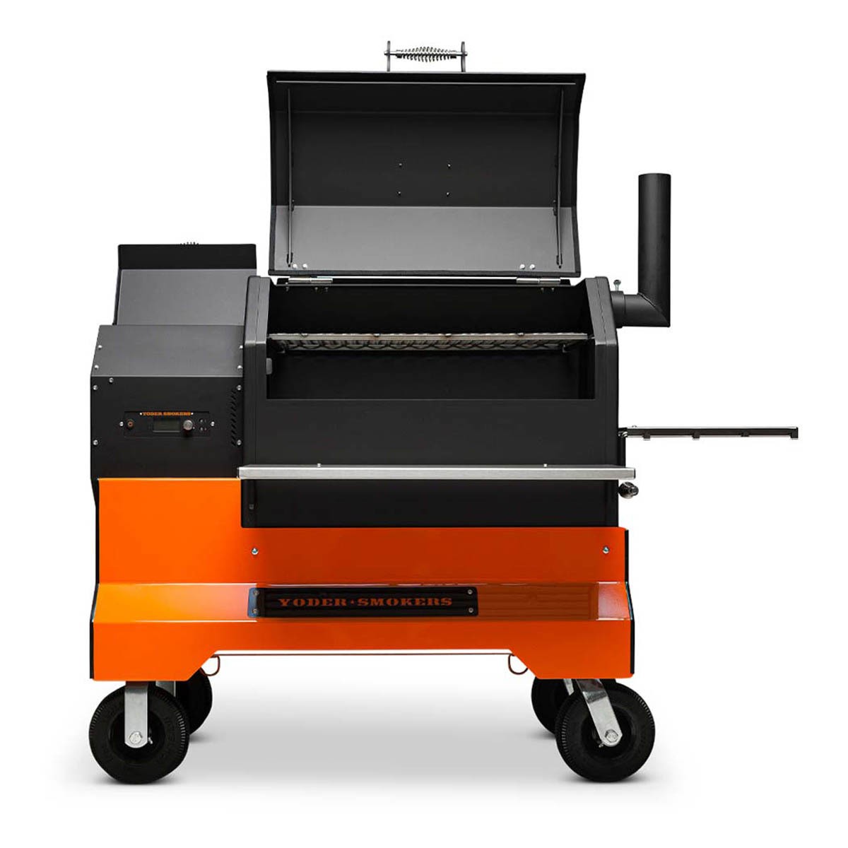 Yoder Smokers YS640S Yfi Competition Pellet Grill with Stainless Steel Shelves