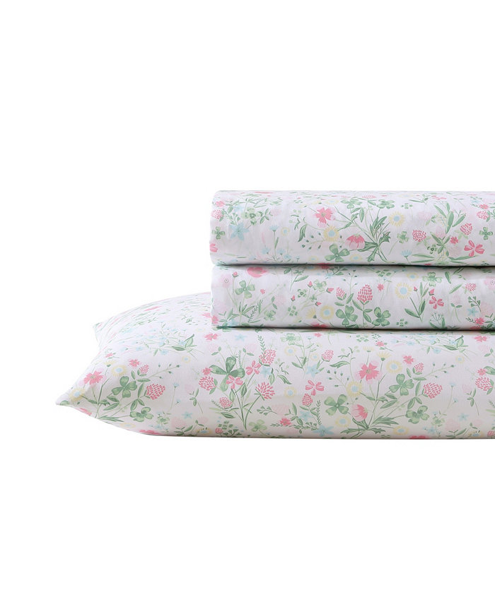 Laura Ashley Microfiber 3 Piece Sheet Set  Twin XL