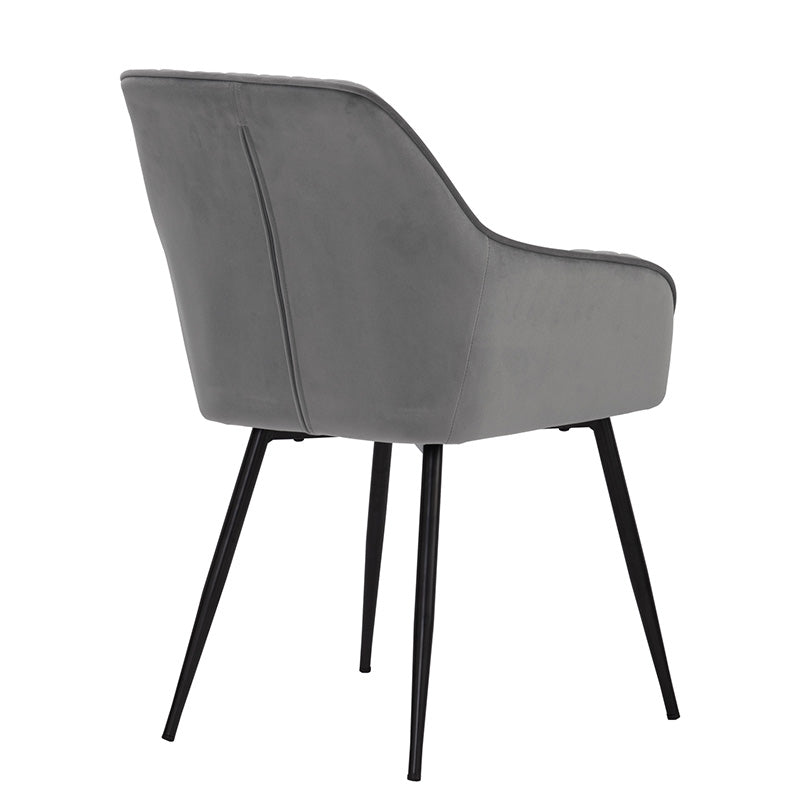 HAKON Dining Chair -  Grey & Black