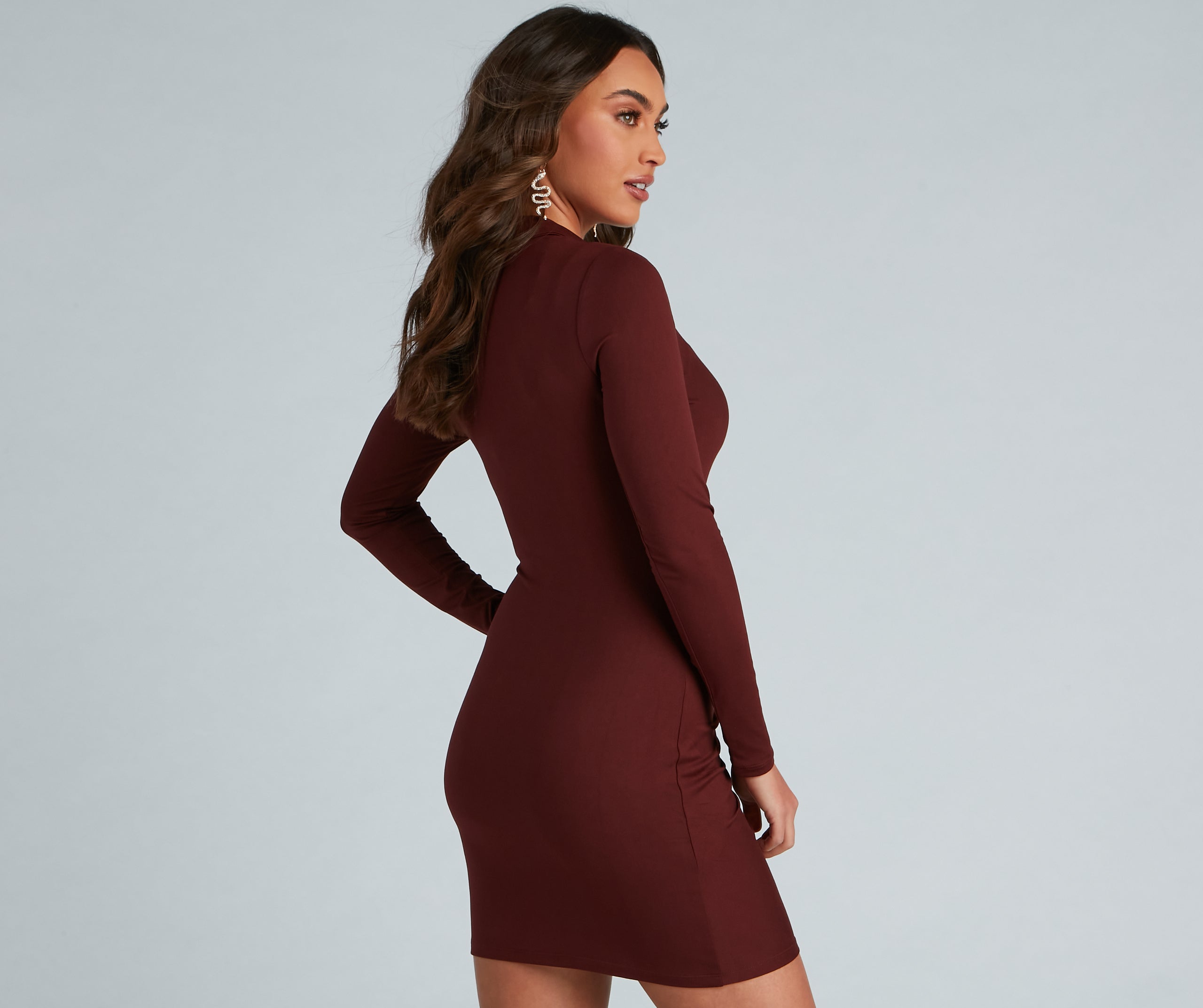 Day Dates Long Sleeve Button Down Dress