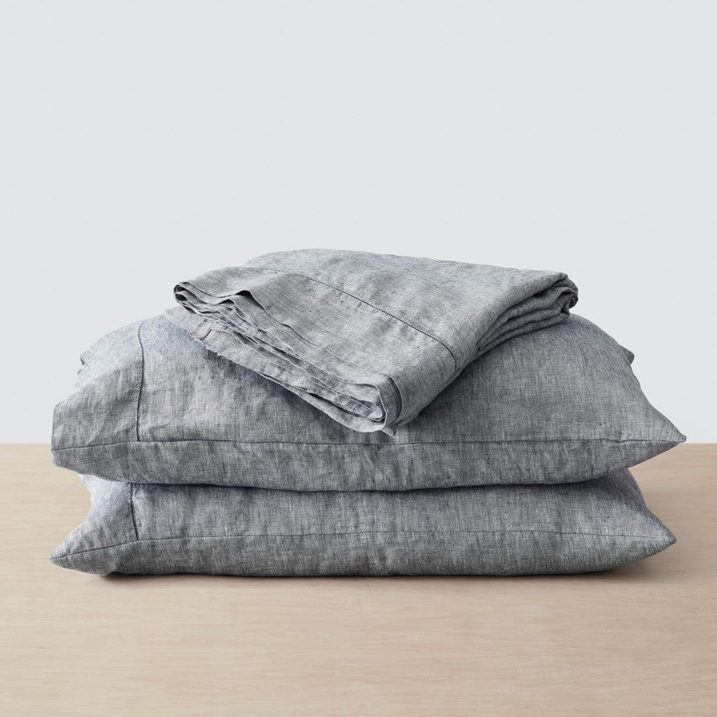 Stonewashed Linen Sheet Set