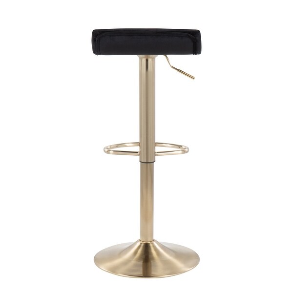 Silver Orchid Tower Ale Gold Adjustable Bar Stool - Set of 2