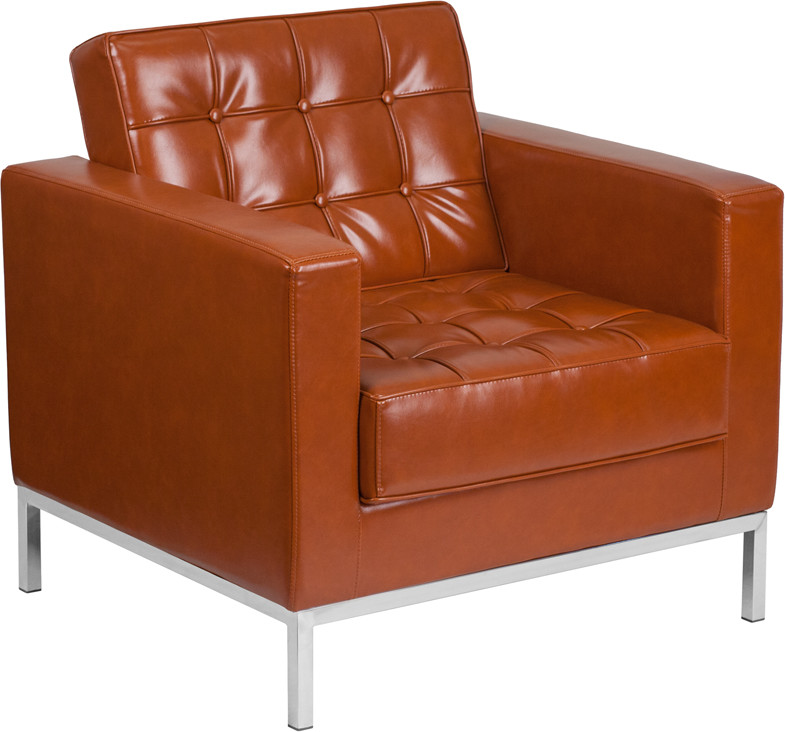 Leather Chair   Contemporary   Armchairs And Accent Chairs   by VirVentures  Houzz