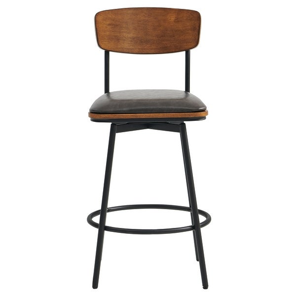 Claire Swivel Counter Height Bar Stool Set of 2