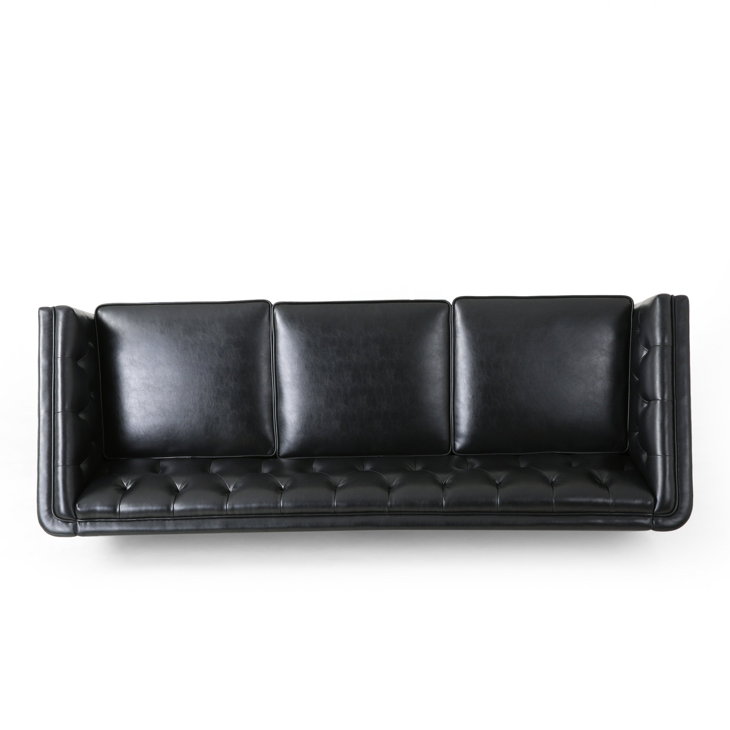 Colstrip Contemporary Upholstered 3 Seater Sofa