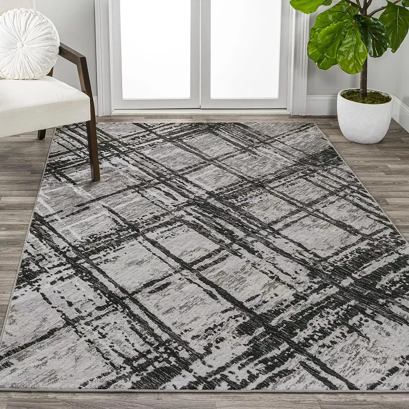 Jonathan Y Slant Modern Abstract Plaid Area Rug