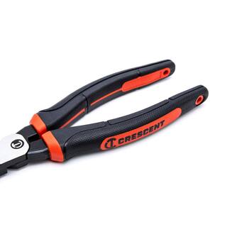 Crescent 8 in. Z2 Dual Material High Leverage Long Nose Pliers Z6548CG-06