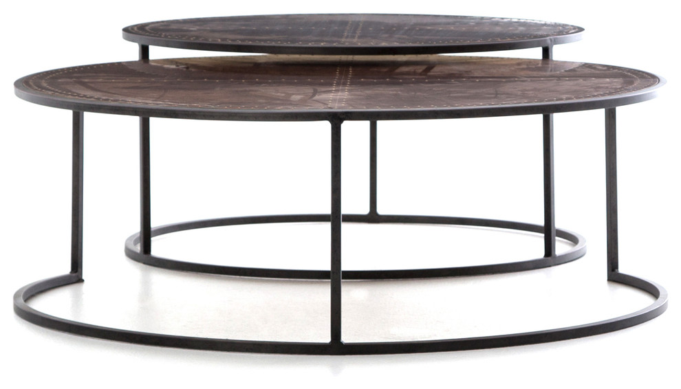 Catalina Nesting Coffee Table   Industrial   Coffee Table Sets   by The Khazana Home Austin Furniture Store  Houzz