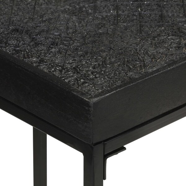 vidaXL Console Table Black 43.3