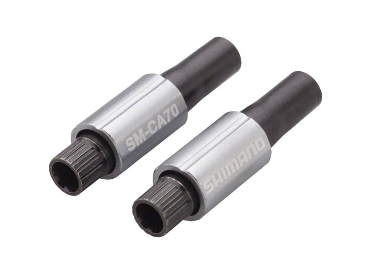 Shimano CA70 In-Line Shift Cable Adjusters - Silver-Black