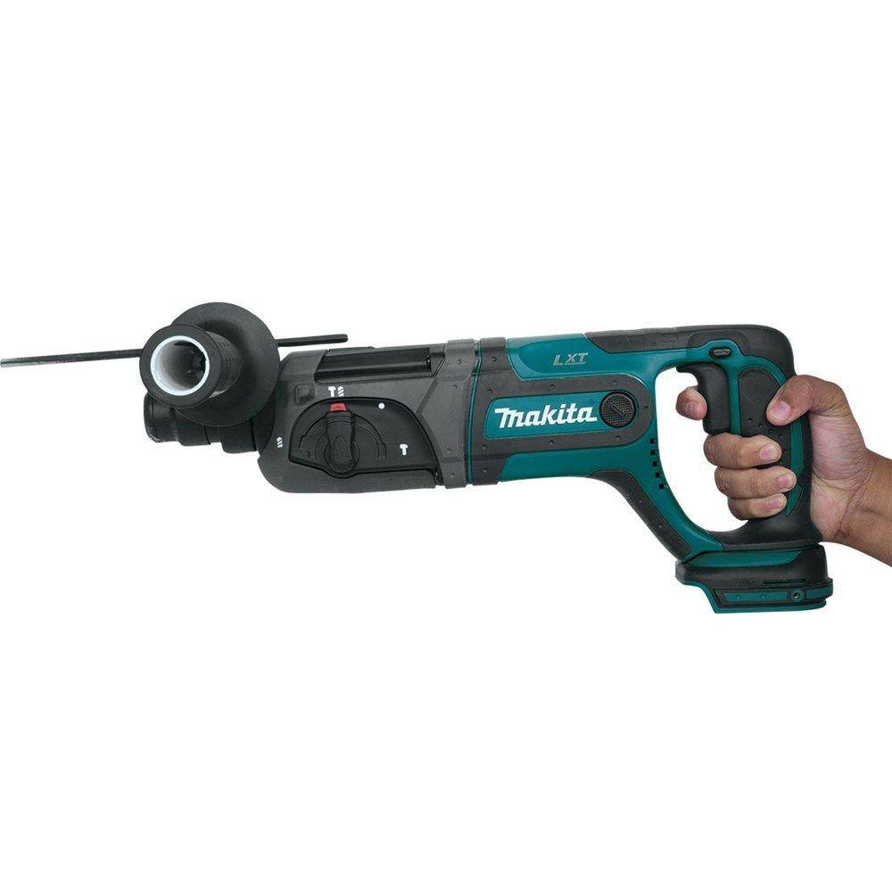 Makita 18V LXT Lithium-Ion 78 in. Cordless SDS-Plus ConcreteMasonry Rotary Hammer Drill (Tool-Only) XRH04Z