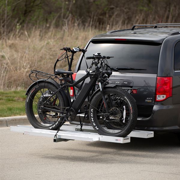 Black Widow Aluminum Double eBike or Fat Tire Bike Carrier – 600 lb. Capacity