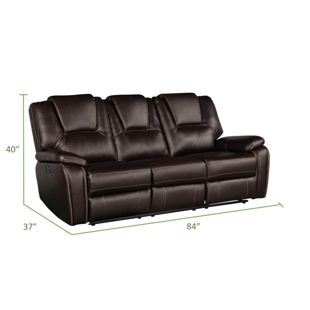 Hong Kong Transitional Style 2PC/3PC Power Reclining   USB Charger Port Sofa Made with Wood