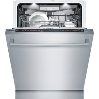 Bosch Benchmark Benchmark Series 24 In Top Control Tall Tub Smart Dishwasher in Stainless Flexible 3rd Rack 38dBA SHX89PW75N