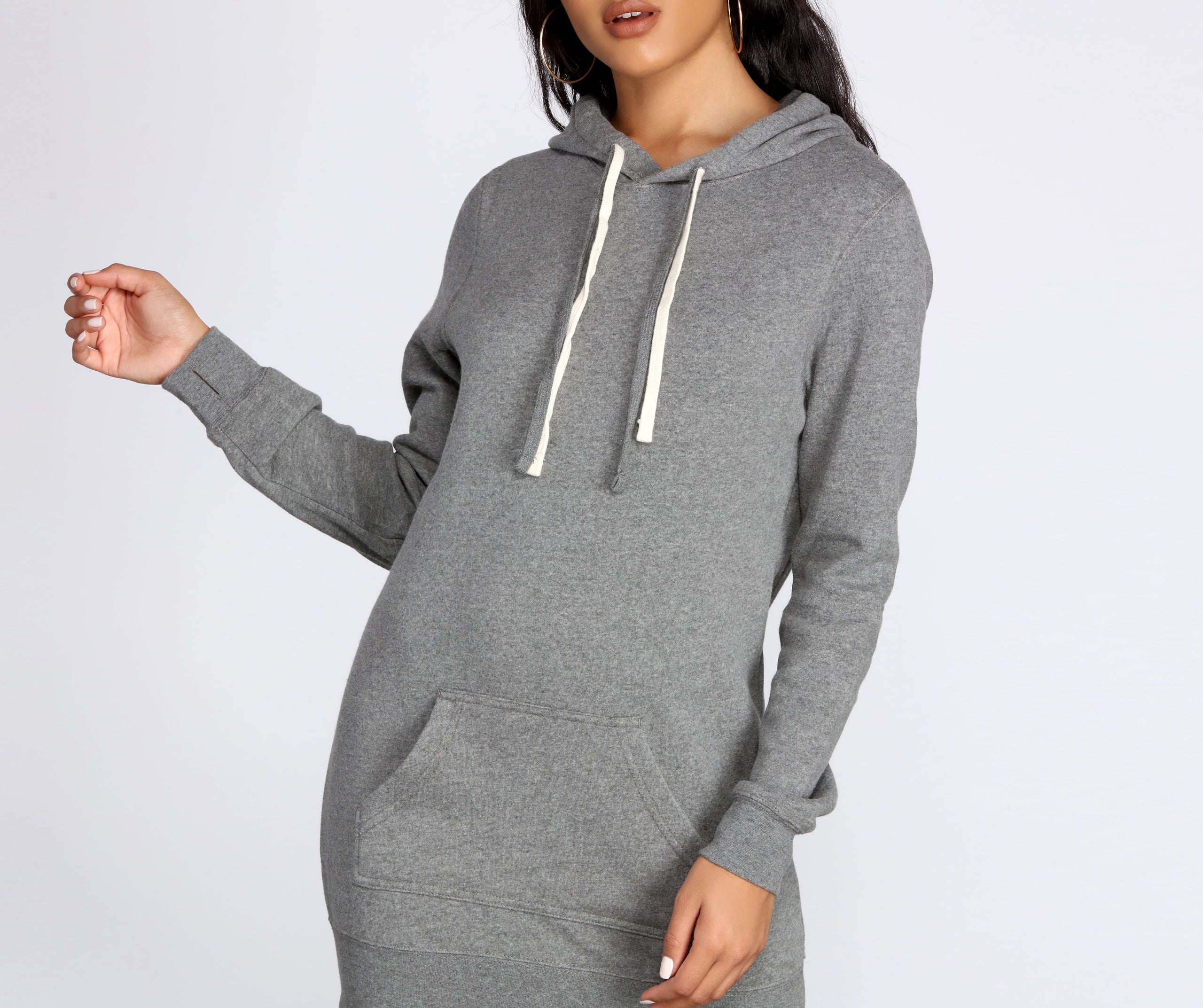 Comfy Cozy Slim Hoodie Tunic