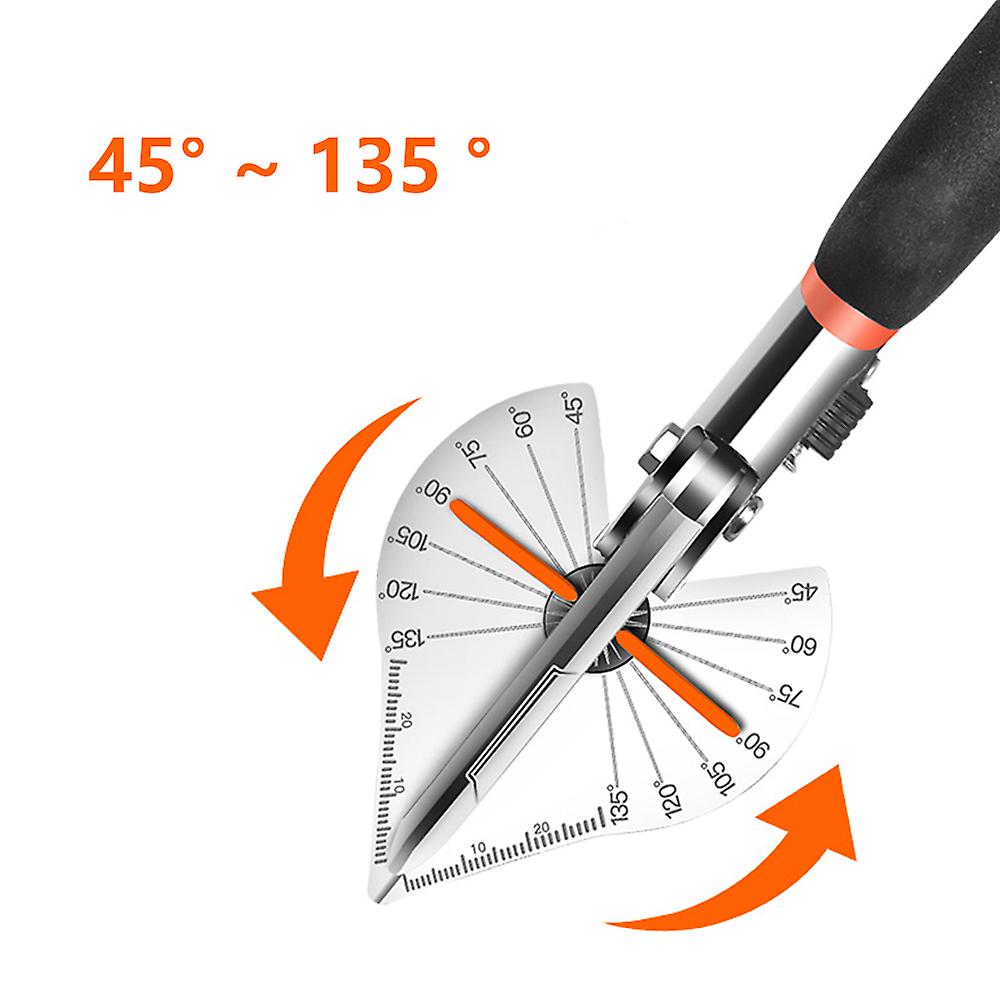 Multi-function Angle Scissors Crop Tool Pvc Pipe Cutter Professional Electrician Scissors Adjustable Angle 35