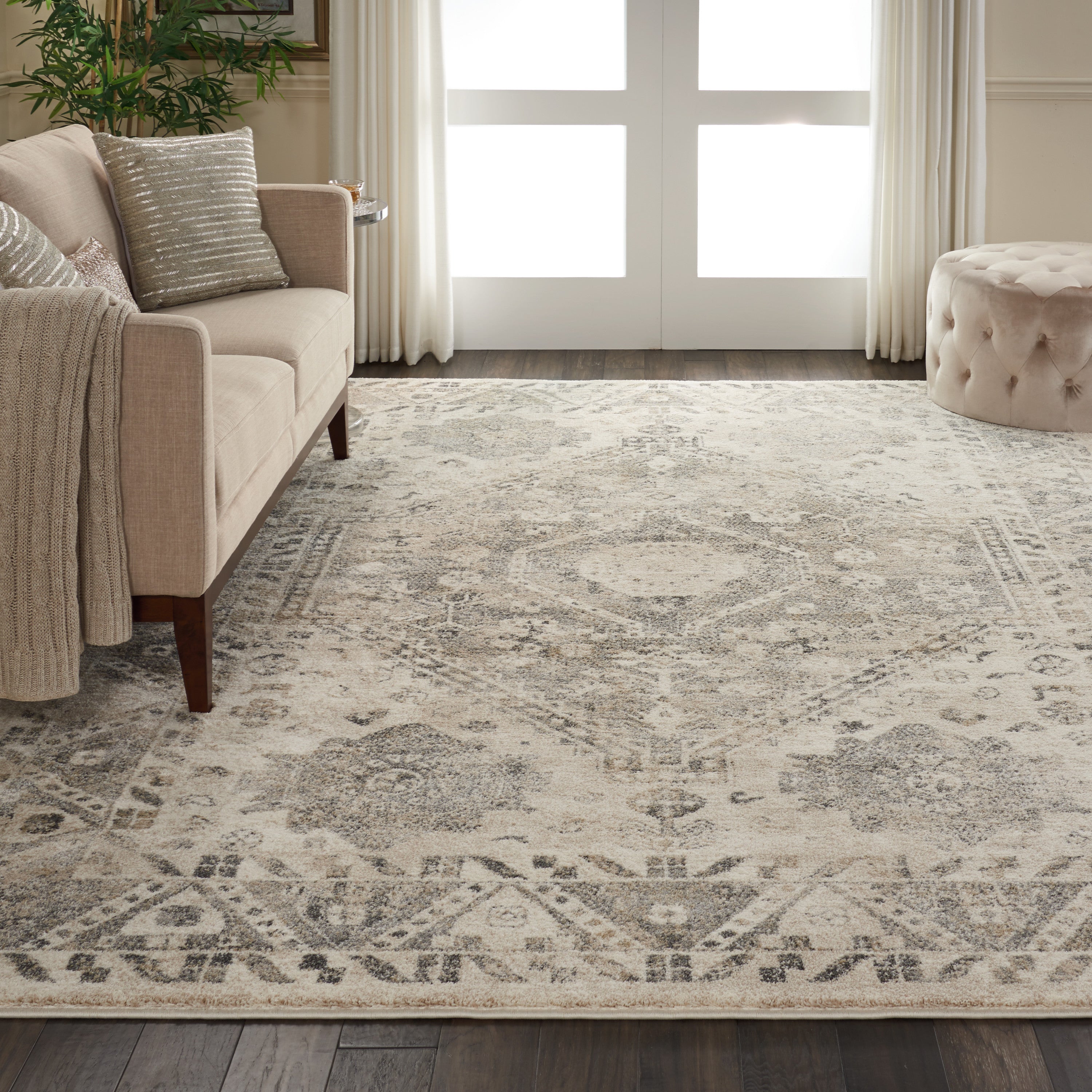 Fusion Cream/Grey Rug