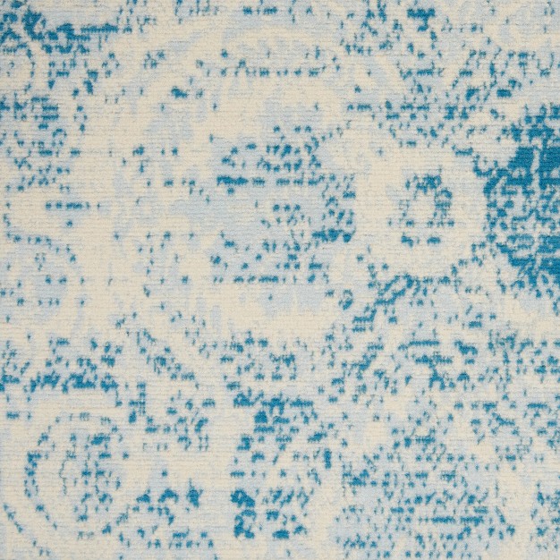 Nourison Jubilant Jub05 Blue Indoor Area Rug