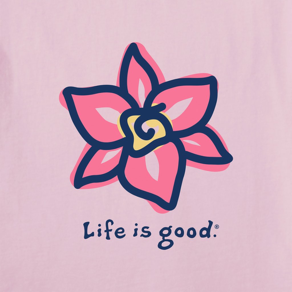 Life Is Good  Women's Orchid Crusher Tee