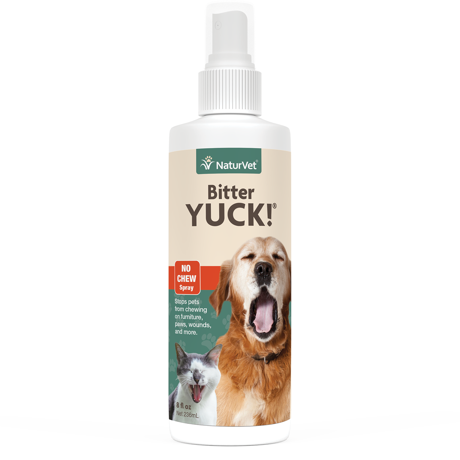 NaturVet Bitter Yuck! No Chew Spray for Dogs and Cats