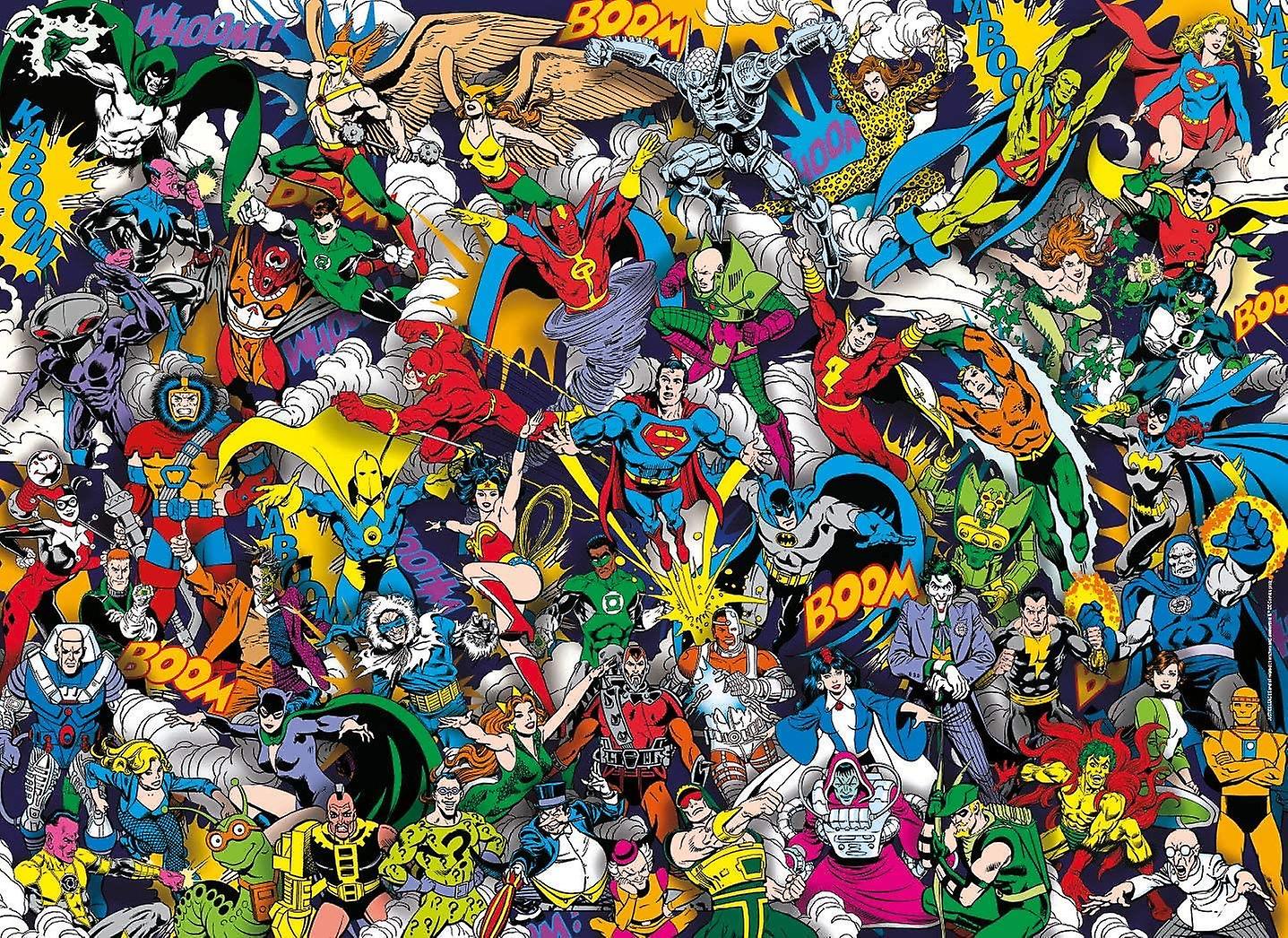 Clementoni DC Comics Impossible Jigsaw Puzzle (1000 Pieces)