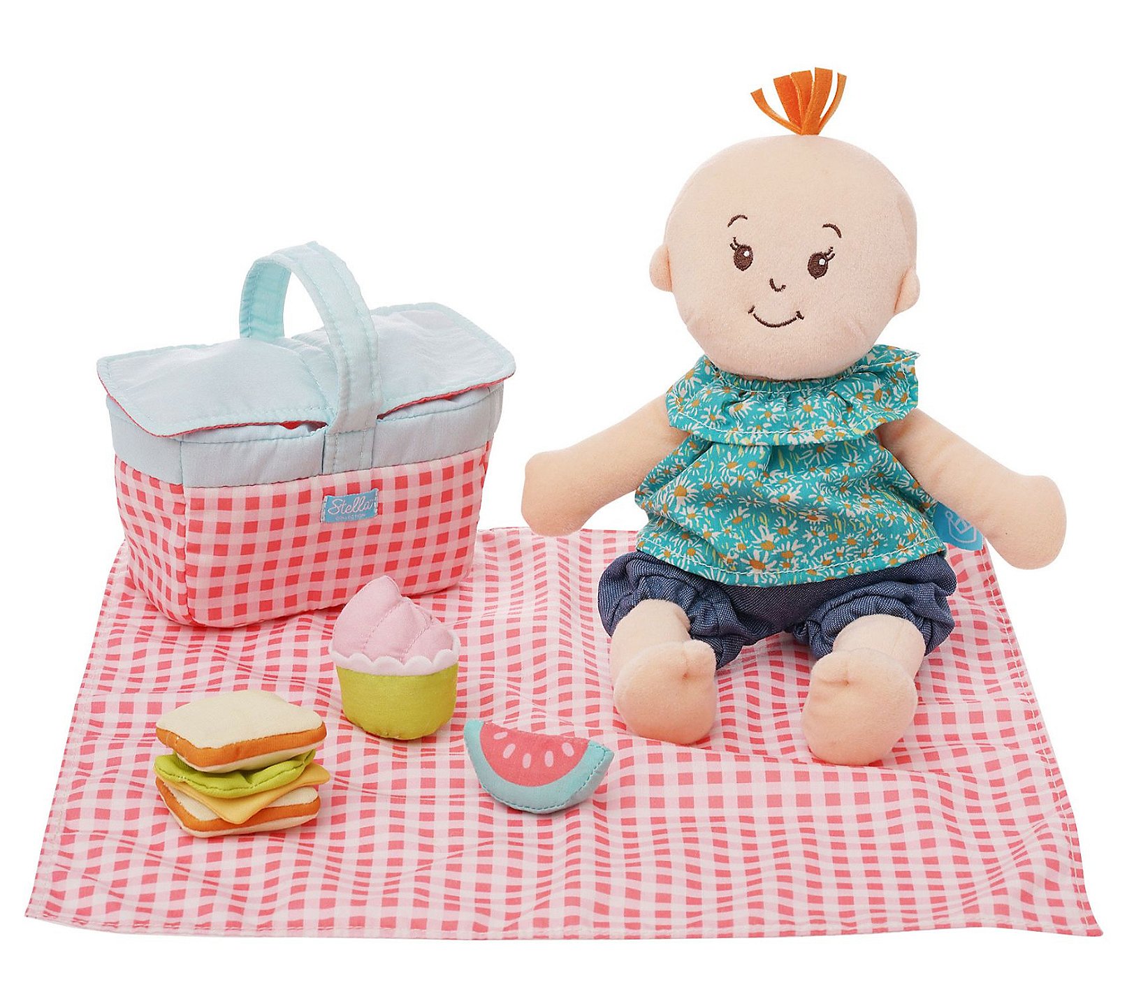 Manhattan Toy Stella Collection Picnic Baby Dol l Picnic Set